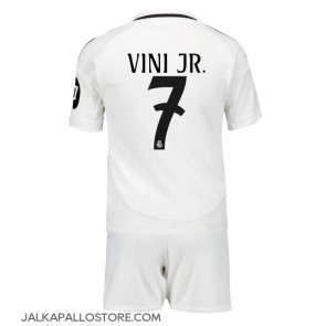 Real Madrid Vinicius Junior #7 Kotipaita Lapsille 2024-25 Lyhythihainen (+ shortsit)
